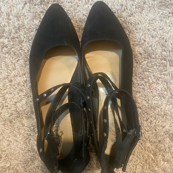 Black suede flats - Picture 2 of 3